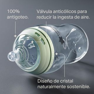 biberones Tommee Tippee 3uni + tetinas+chupete+cep