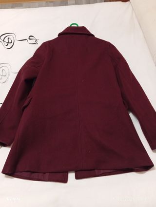 Abrigo paño Bershka
