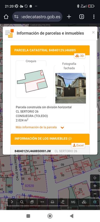 Parcela en Consuegra céntrica 