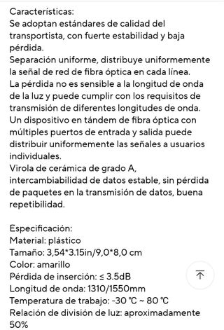 Divisor de fibra optica