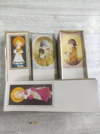 Lote estampas antiguas oro