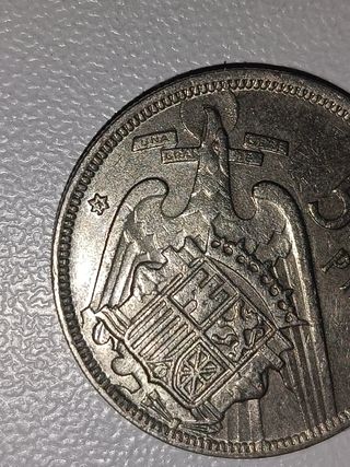 Moneda 5 pesetas 1957 *75