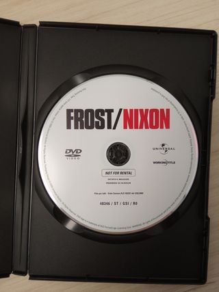 Frost contra Nixon DVD