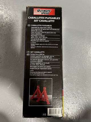 Caballetes plegables