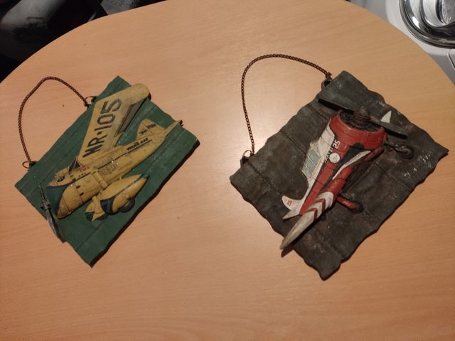 Cuadros antiguos avion