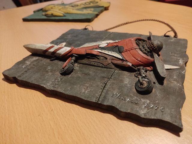 Cuadros antiguos avion