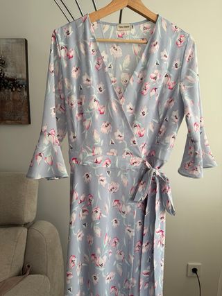 Vestido flores midi Teria Yabar M