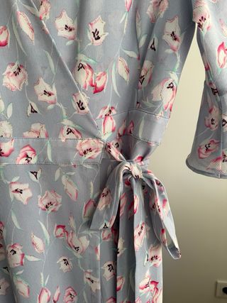 Vestido flores midi Teria Yabar M