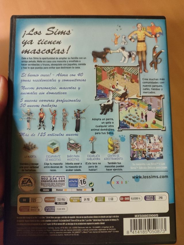 Juego PC LOS SIMS ANIMALES A RAUDALES