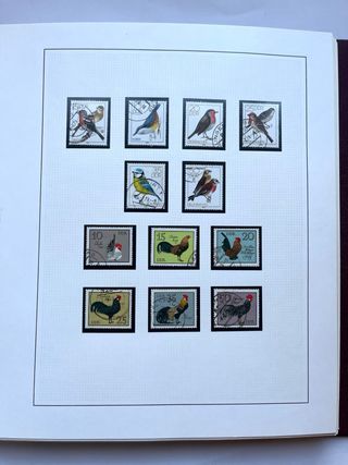 Álbum Sellos DDR 1979/1981 Doble Coleción 64 Hojas