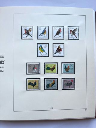 Álbum Sellos DDR 1979/1981 Doble Coleción 64 Hojas