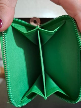 Monedero verde lefties