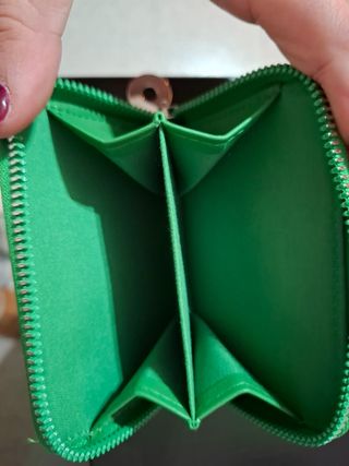 Monedero verde lefties