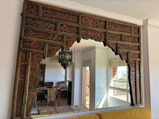 Espejo de la India puerta palacio hindú