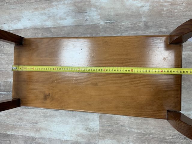 -50% BANCO MADERA DE PINO COLOR MIEL 78x58x30cm.