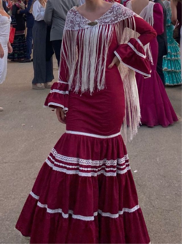 Traje de flamenca canastero