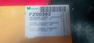 Embrague piaggio