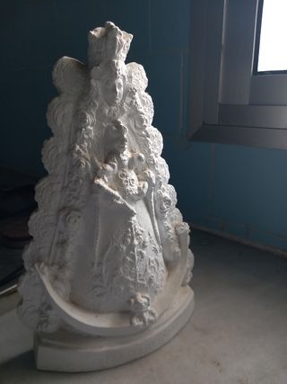 Figura escayola Virgen Rocio Almonte