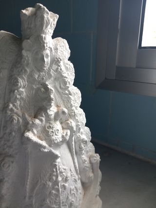 Figura escayola Virgen Rocio Almonte