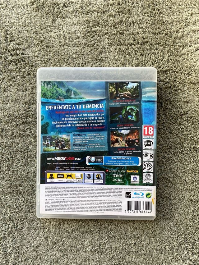Juego Far Cry 3 Playstation 3. Perfecto estado.