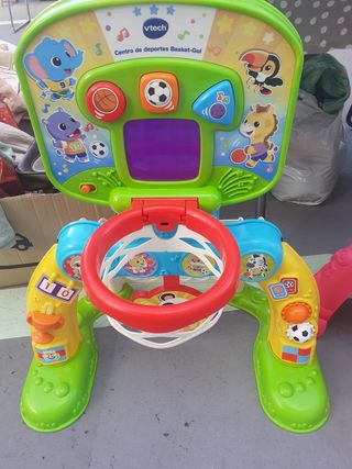 Juguete con sonido  baloncesto futbol diana 12e