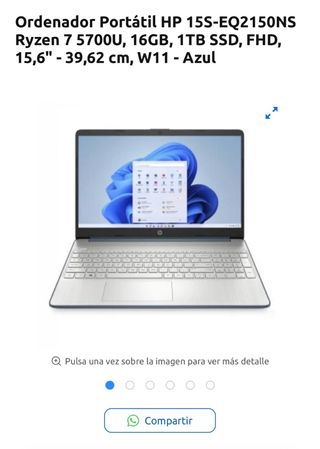 Ordenador Portátil HP