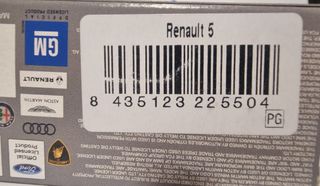 Renault 5 a escala 1/60