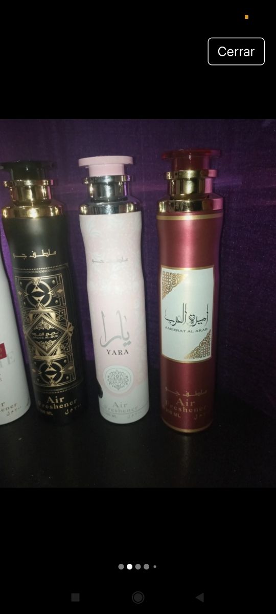 Lote de 4 Ambientadores Árabes