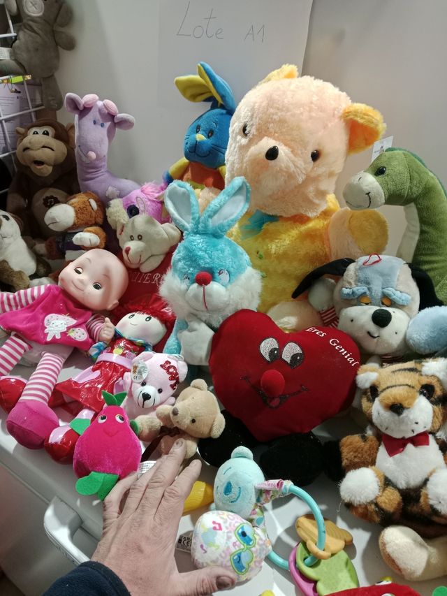 Un sacco di peluche e bambole? E molto altro