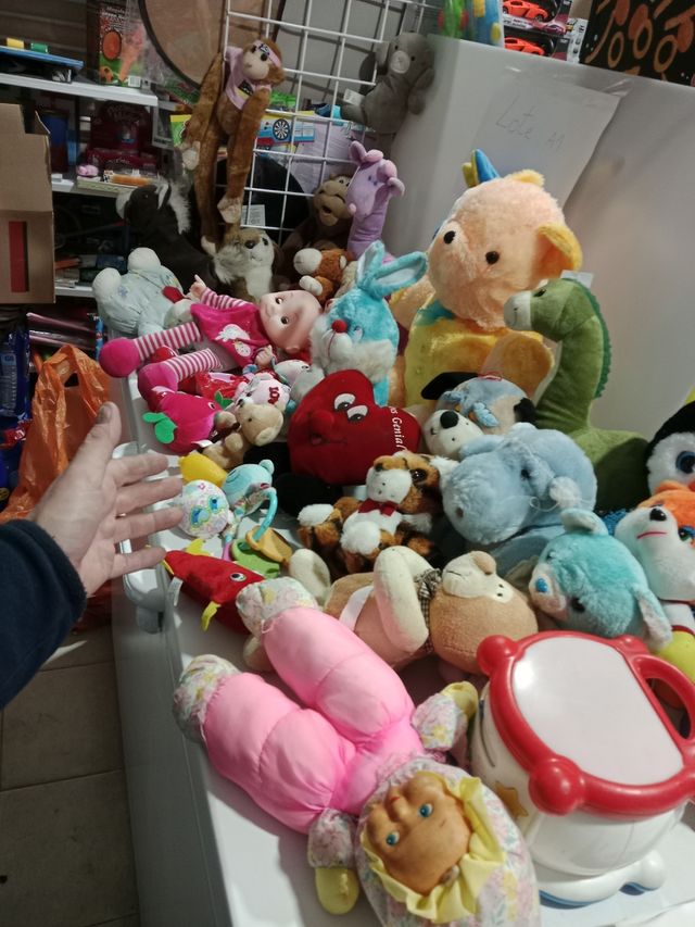 Un sacco di peluche e bambole? E molto altro
