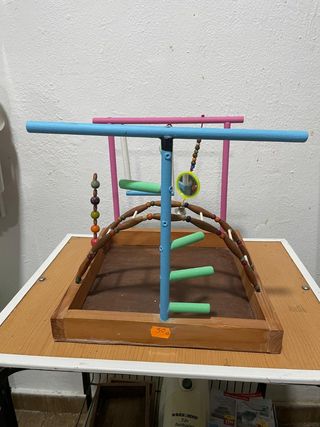 Columpio pájaros hecho a mano