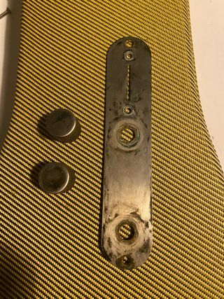 Control plate aged para telecaster

