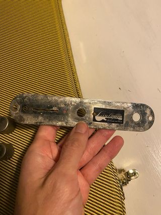 Control plate aged para telecaster

