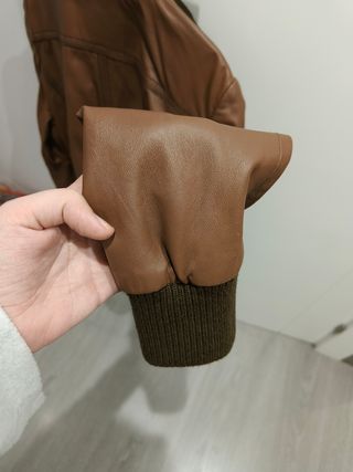 Cazadora polipiel Zara