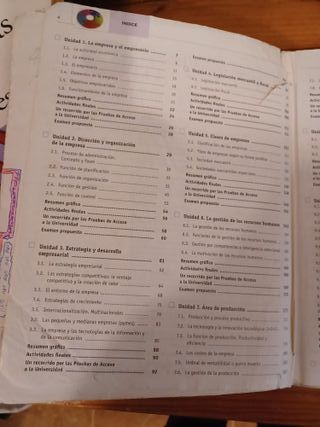 Economía de la empresa. 2º Bachillerato