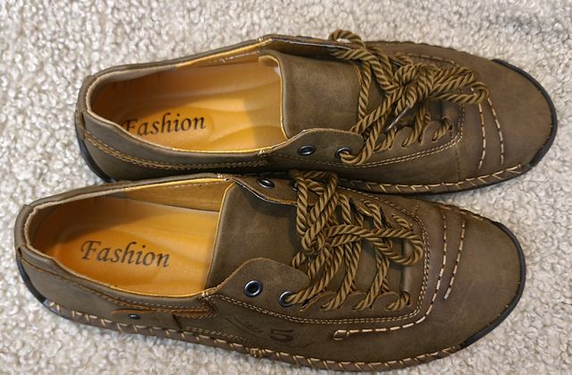 Sapatos casuais de Homem, Couro sintetic