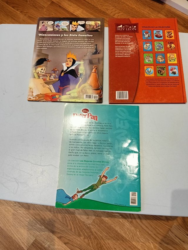 3 libros de Disney