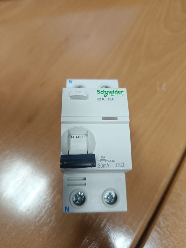 Diferencial 2 polos 25 A