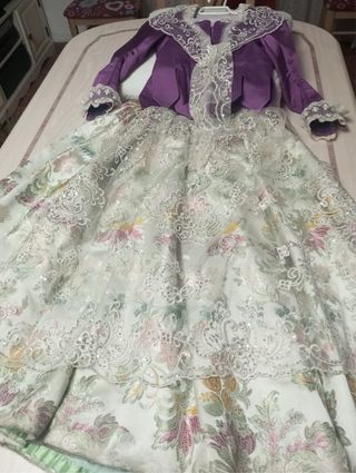 TRAJE FALLERA NIÑA CON DOS CORPIÑOS