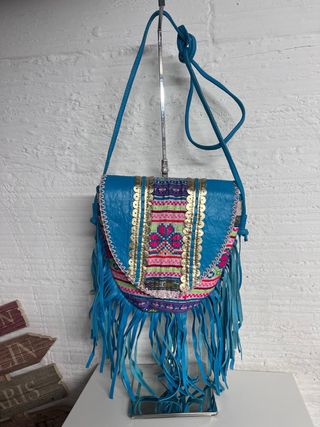 Bolso piel Damai turquesa nuevo