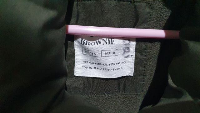 Chaleco brownie talla xxs