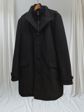 Cappotto uomo in lana grigio L Bexleys
