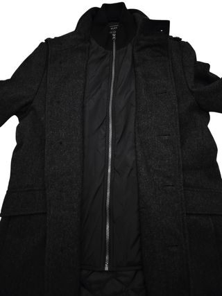 Cappotto uomo in lana grigio L Bexleys