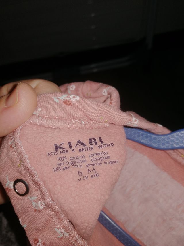 Vestido 3/6 meses Kiabi