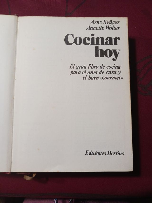 Libro de cocina