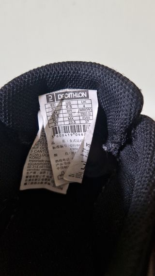 Scarpe da ginnastica nere.37. Decathlon