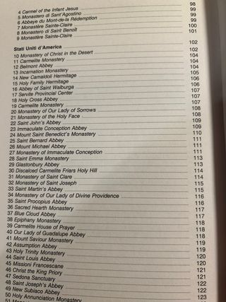 Libro Monasteri nel mondo.