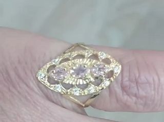 Anillo Lanzadera en Oro de 18 ktes 