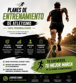 PLANES DE ENTRENAMIENTO DE ATLETISMO PERSONALIZADO