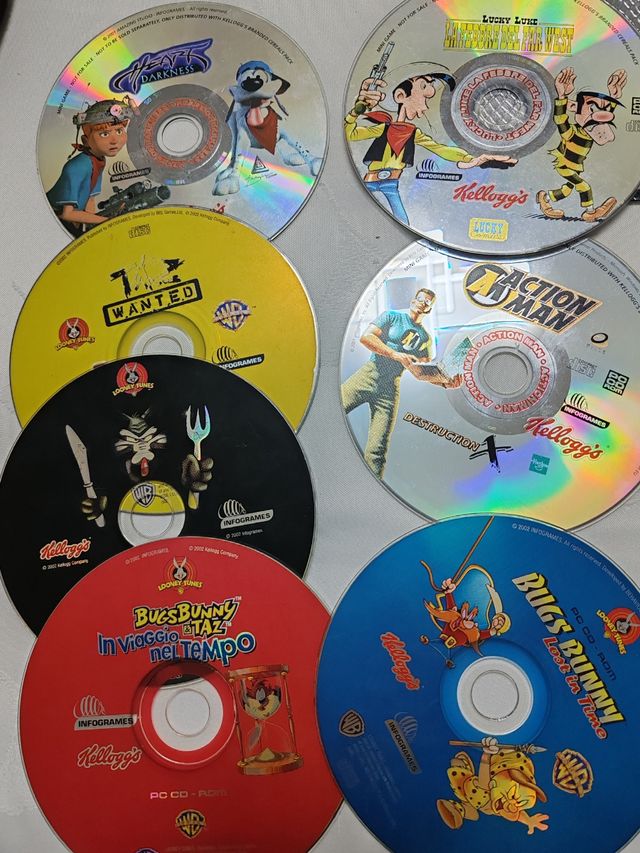 7 giochi Kelloggs da collezione